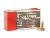 Main product image for Aguila Target & Range Full Metal Jacket 9mm Ammo 50 Round Box