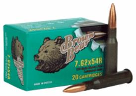 BROWN BEAR 7.62X54R 203GR. JSP BROWN BEAR 7.62X54R 203GR. JSP