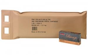 PMC Bronze .380 ACP  90gr  Full Metal Jacket 300rd  Battle Pack