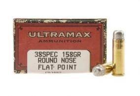 ULTRAMAX AMMO .38 SPL 158GR REMANUFACTURED