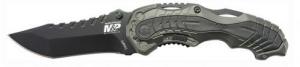 M&P M.A.G.I.C. Assist Liner Lock 4034 Stainless Steel Blade Gray Aluminum H
