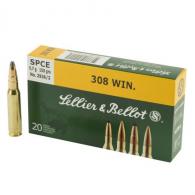 Sellier & Bellot 308 Winchester 150 Gr SPCE 20/bx - SB308D
