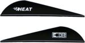 Bohning Heat Vanes Black 36 pk. - 101036BK25