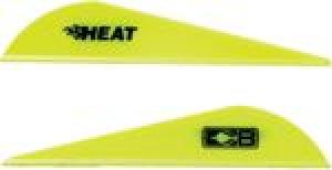 Bohning Heat Vanes Neon Yellow 36 pk. - 101036NY25