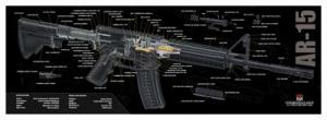 AR-15 3D Cutaway Mat - 36-AR15-CA
