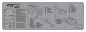 TEKMAT ARMORERS BENCH MAT - 36-AR15-GY TEKMAT ARMORERS BENCH MAT - 36-AR15-GY