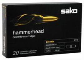 SAKO AMMO .270 WINCHESTER - PC21021B-BX SAKO AMMO .270 WINCHESTER - PC21021B-BX