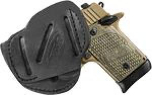 Tagua IPH4720 4 In 1 Black Leather IWB/OWB S&W Bodyguard Right Hand (Inside/Outside/Cross/Back)