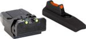 Williams Firesight's Sight Set for Ruger MK Series Bull Barrel Pistols Fiber Optic Adjustable Sights Aluminum Housing Black F - 602588 Williams Firesight's Sight Set for Ruger MK Series Bull Barrel Pistols Fiber Optic Adjustable Sights Aluminum Housing Black F - 602588
