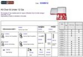 BERETTA SPARE PARTS KIT FOR O/U SHOTGUNS EXCEPT DT10/DT11 - EK68612