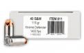 Main product image for Underwood Xtreme Defender Hollow Point 40 S&W Ammo 115 gr 20 Round Box