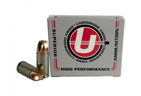 Underwood Xtreme Defender High Pressure Monolithic Hollow Point 9mm+P Ammo 20 Round Box - 817