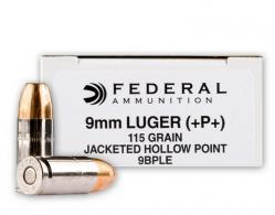 FED AMMO LE 9MM LUGER +P+ - 9BPLE