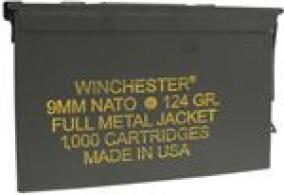 WIN AMMO NATO 9MM LUGER 124GR. - Q4318AC