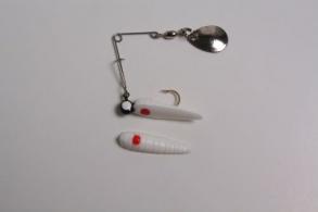 BETTS GRUB 1/32 12CD WHT/RED DOT - 021GR-35N
