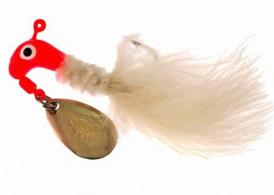 BM RR MARABOU 1/16 NICKEL-RED/WHITE - 1002-009