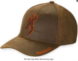 BRN BM CAP RHINO BROWN/ORG LOGO - 308378881