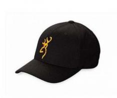 BRN CAP RIPSTOP BLACK/GOLD LOGO