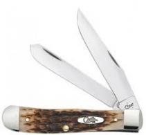 CASE TRAP 2BL 41/8" AMBER BONE SS - 00164 CASE TRAP 2BL 41/8" AMBER BONE SS - 00164