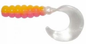 Big Bite Baits FG226 Pink/Yellow/Pearl 2" Fat Grub 10pk Fishing Lure Soft - FG226