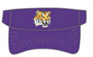 NC CHAMP SOLID VISOR LSU - ?JT4060-LSU