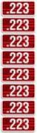 MTM AMMO CALIBER LABELS .223 - CL223