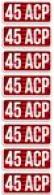MTM AMMO CALIBER LABELS .45ACP - CL45ACP