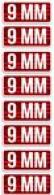 MTM AMMO CALIBER LABELS 9MM - CL9MM