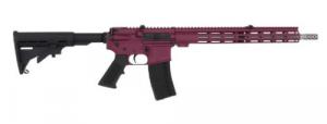 GLFA AR-15 Rifle .223 Wylde 30rd Magazine 16" Stainless Steel Black Cherry Frame - GL15223SSCHY