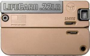 Trailblazer LifeCard Barrett Brown Aluminum 22 Long Rifle Pistol - LC1BBN Trailblazer LifeCard Barrett Brown Aluminum 22 Long Rifle Pistol - LC1BBN