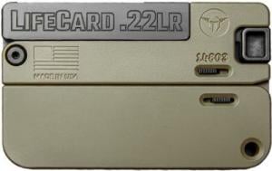 Trailblazer LifeCard OD Green Aluminum 22 Long Rifle Pistol - LC1ODG Trailblazer LifeCard OD Green Aluminum 22 Long Rifle Pistol - LC1ODG