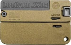 Trailblazer LifeCard Burnt Bronze Polymer 22 Long Rifle Pistol - LC1PBB Trailblazer LifeCard Burnt Bronze Polymer 22 Long Rifle Pistol - LC1PBB