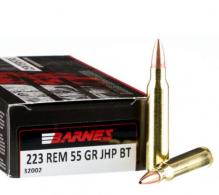 Main product image for BARNES AMMO .223 Remington 55GR.