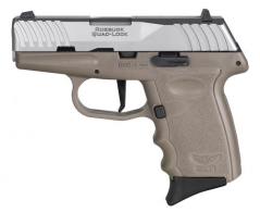 SCCY DVG-1 Flat Dark Earth/Stainless 9mm Pistol - DVG1TTDE