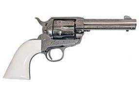 Cimarron Frontier Engraved Ivory 357 Magnum / 38 Special Revolver - PP400LNI