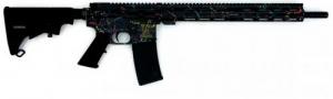 GLFA Splatter 16" Black 223 Remington/5.56 NATO AR15 Semi Auto Rifle - GL15223SBLK