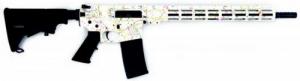 GLFA Splatter 223 Remington/5.56 NATO AR15 Semi Auto Rifle - GL15223SWHT