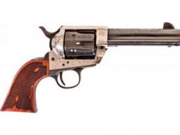 Cimarron Frontier .357 Mag FS 4.75" Engraved Silver