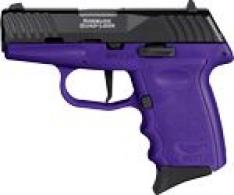 SCCY DVG-1 Purple/Black 9mm Pistol - DVG1CBPU
