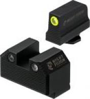 Night Fision Stealth Set for Glock Tritium Handgun Sights - GLK001290313YGZG Night Fision Stealth Set for Glock Tritium Handgun Sights - GLK001290313YGZG