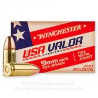 Main product image for WINCHESTER USA VALOR 9MM 124GR