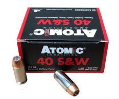 Atomic Ammo .40 S&W 155gr. Bonded JHP - 04850