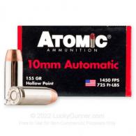 ATOMIC 10MM 155GR BONDED JHP - 04867 ATOMIC 10MM 155GR BONDED JHP - 04867