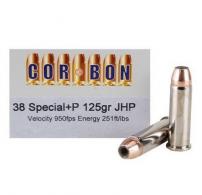 CORBON 38 SPECIAL 125GR JHP - SD38125S/20 CORBON 38 SPECIAL 125GR JHP - SD38125S/20