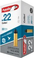 AGUILA .22 LR CASE LOT COLIBRI - 1B220337 AGUILA .22 LR CASE LOT COLIBRI - 1B220337