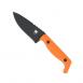 COBRATEC KINGPIN 4" Fixed Blade Orange - CTKPORG