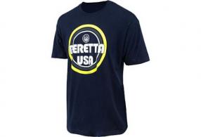 Beretta T-shirt Retro Busa Logo Large Navy Blue