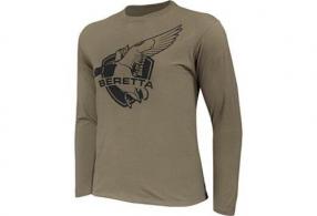 Beretta Legacy T-shirt Back Logo Large Military Green - TS203T18900715L