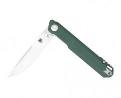 CobraTec Monarch Folding Knife 3.5" Drop Point Green - CTMONGRN