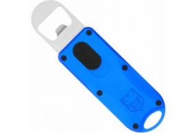 Cobratec Otf Bottle Opener Blue 4.62" Oal W/lanyard Loop - CTOTFBOBLU